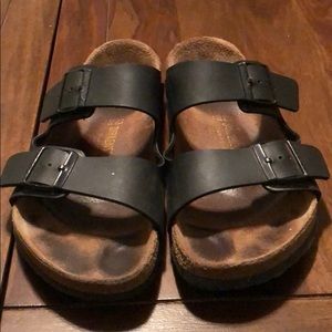 Birkenstock Unisex Arizona sandal/Black birko-flor